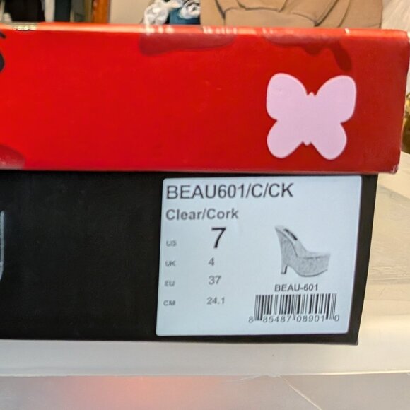 Pleaser cork beau601 heels - Picture 2 of 6